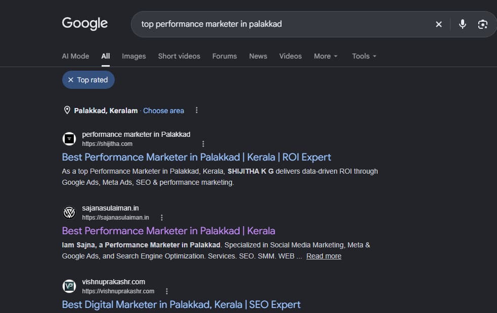 Best Performance Marketer in Palakkad, Kerala